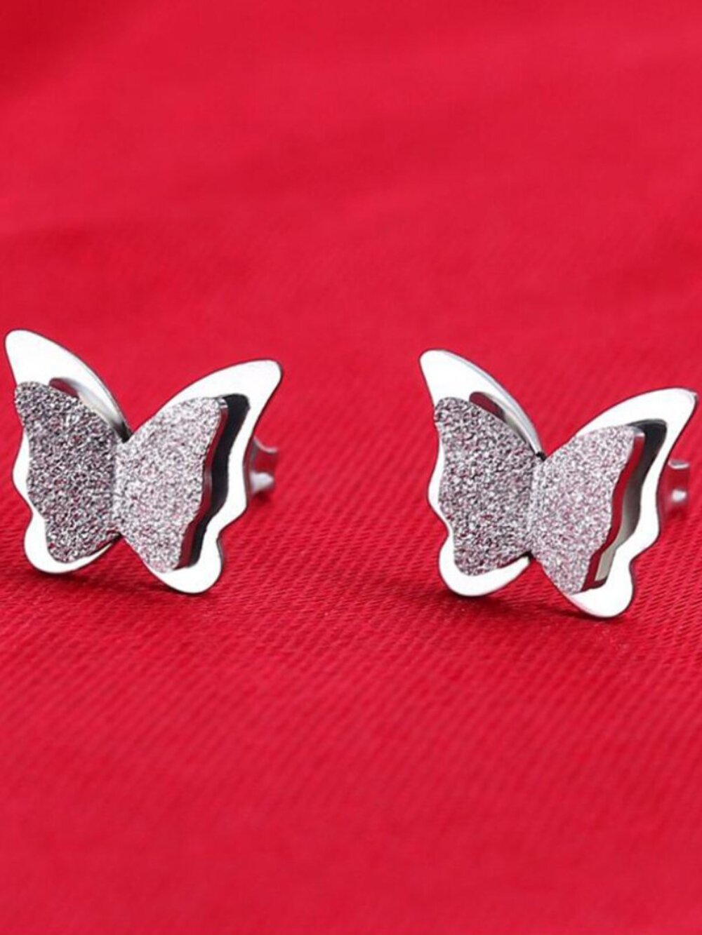 Butterfly Non-Tanish Stud Earrings